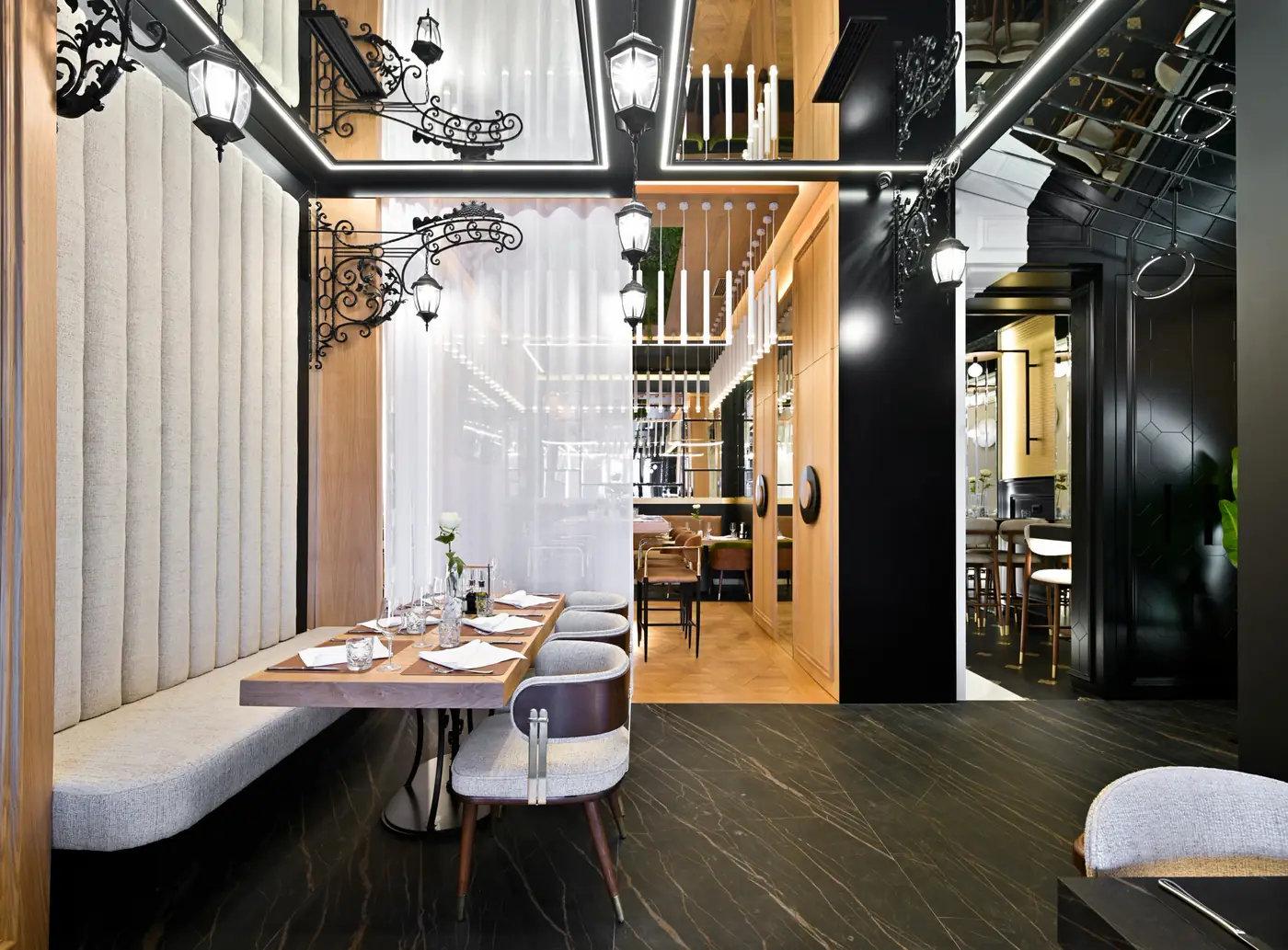 Detalj interijera Restorana Koto